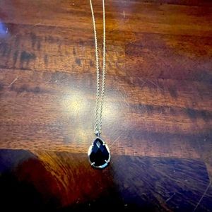 Kendra Scott Kiri black and gold necklace